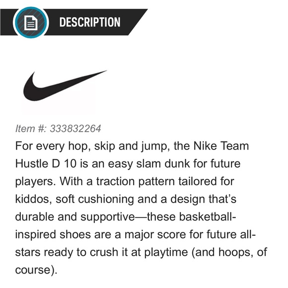 Nike Team Hustle youth sneakers - Picture 12 of 13